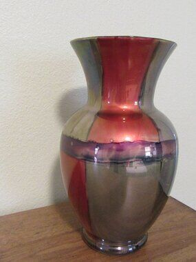 Hastey Cat 2002 Art Glass Handmade Vase BEAUTIFUL WORK